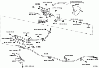 PARKING BRAKE & CABLE 2