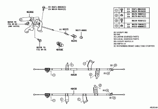 PARKING BRAKE & CABLE 2