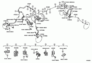 BRAKE TUBE & CLAMP 1