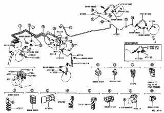 BRAKE TUBE & CLAMP 3