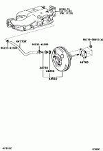 BRAKE BOOSTER & VACUUM TUBE 1