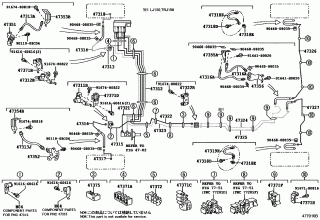 BRAKE TUBE & CLAMP 2