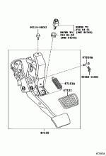 BRAKE PEDAL & BRACKET 2