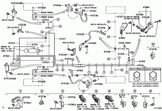 BRAKE TUBE & CLAMP 3