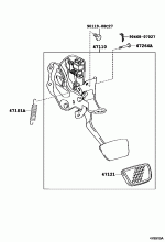 BRAKE PEDAL & BRACKET 2