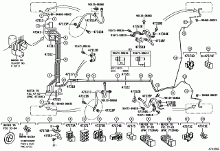 BRAKE TUBE & CLAMP 1