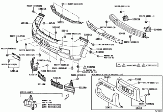 FRONT BUMPER & BUMPER STAY 1