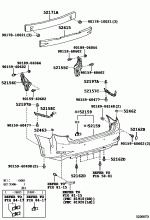 REAR BUMPER & BUMPER STAY 1