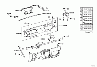 INSTRUMENT PANEL & GLOVE COMPARTMENT 1