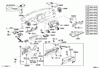 INSTRUMENT PANEL & GLOVE COMPARTMENT 2