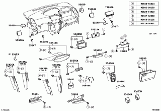 INSTRUMENT PANEL & GLOVE COMPARTMENT 2