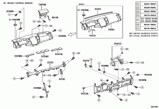 INSTRUMENT PANEL & GLOVE COMPARTMENT 1