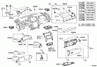 INSTRUMENT PANEL & GLOVE COMPARTMENT 2