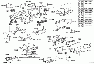 INSTRUMENT PANEL & GLOVE COMPARTMENT 1