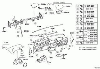 INSTRUMENT PANEL & GLOVE COMPARTMENT 1