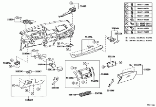 INSTRUMENT PANEL & GLOVE COMPARTMENT 2