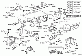 INSTRUMENT PANEL & GLOVE COMPARTMENT 2