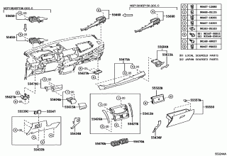 INSTRUMENT PANEL & GLOVE COMPARTMENT 2