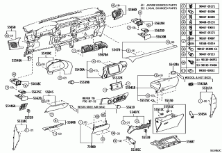 INSTRUMENT PANEL & GLOVE COMPARTMENT 2