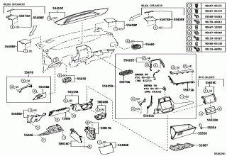 INSTRUMENT PANEL & GLOVE COMPARTMENT 2