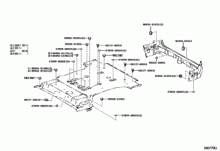 REAR FLOOR PANEL & REAR FLOOR MEMBER 2