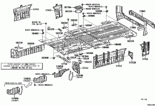 REAR FLOOR PANEL & REAR FLOOR MEMBER 2