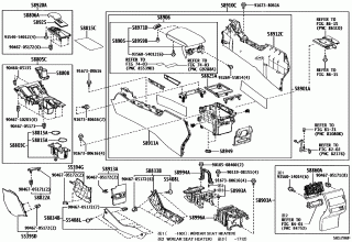 CONSOLE BOX & BRACKET 1