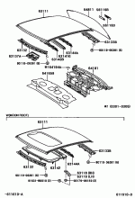 ROOF PANEL & BACK WINDOW GLASS 1