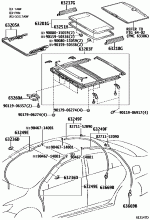 ROOF PANEL & BACK WINDOW GLASS 1