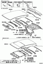 ROOF PANEL & BACK WINDOW GLASS 1