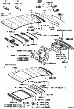 ROOF PANEL & BACK WINDOW GLASS 1