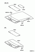 ROOF HEADLINING & SILENCER PAD 1