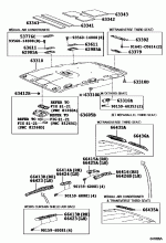 ROOF HEADLINING & SILENCER PAD 1