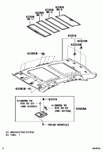 ROOF HEADLINING & SILENCER PAD 2