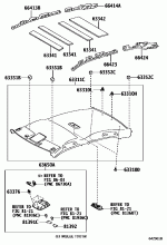 ROOF HEADLINING & SILENCER PAD 1