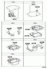 PACKAGE TRAY PANEL & LUGGAGE COMPARTMENT MAT 2