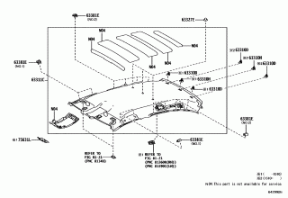 ROOF HEADLINING & SILENCER PAD 1