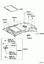 ROOF HEADLINING & SILENCER PAD 1