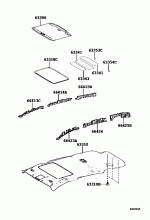 ROOF HEADLINING & SILENCER PAD 2