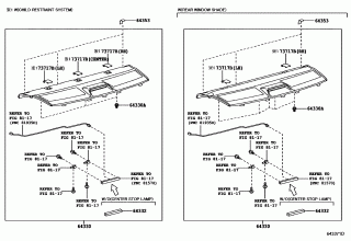 PACKAGE TRAY PANEL & LUGGAGE COMPARTMENT MAT 2