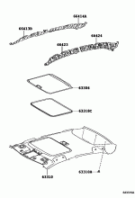 ROOF HEADLINING & SILENCER PAD 2