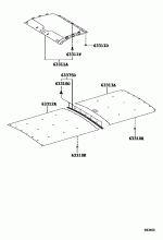 ROOF HEADLINING & SILENCER PAD 1