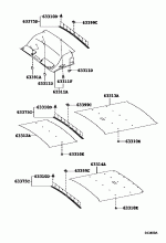 ROOF HEADLINING & SILENCER PAD 1