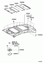 ROOF HEADLINING & SILENCER PAD 2