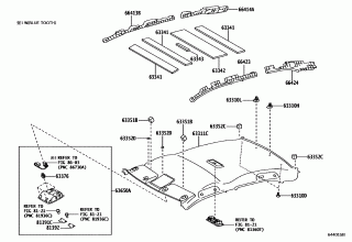 ROOF HEADLINING & SILENCER PAD 1