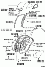 REAR DOOR PANEL & GLASS 2