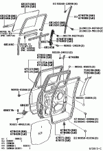 REAR DOOR PANEL & GLASS 2