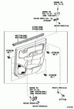 REAR DOOR PANEL & GLASS 2