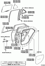 REAR DOOR PANEL & GLASS 1