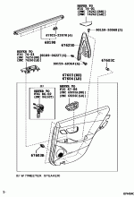 REAR DOOR PANEL & GLASS 2